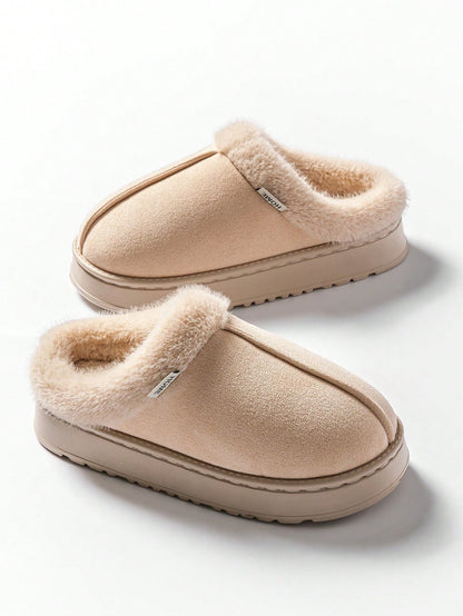 Women's Fluffy Slippers, Warm & Anti-Slip