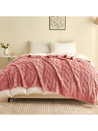 Fleece Throw Blanket, Cozy & Fluffy