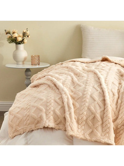 Fleece Throw Blanket, Cozy & Fluffy