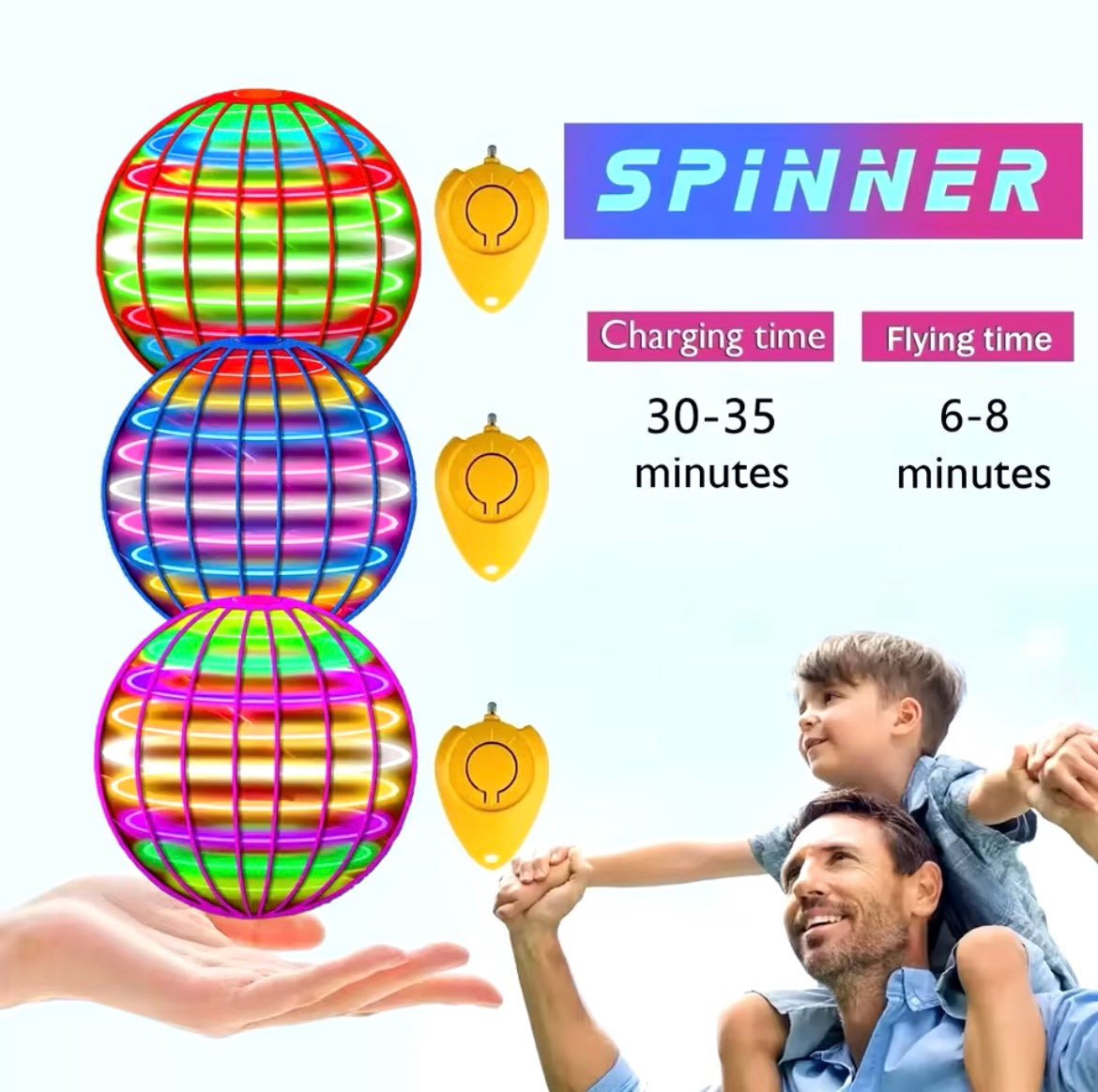 Flying Ball Spinner Toy