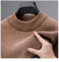 Woodpecker Half-High Collar Winter Sweater for Men