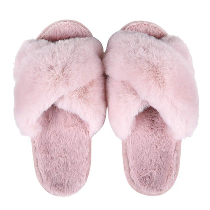 Soft Snuggle Goosecret Women's Fuzzy Slippers