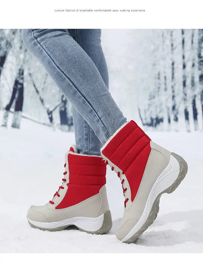 Women Winter Ankle Boots Waterproof Non-Slip