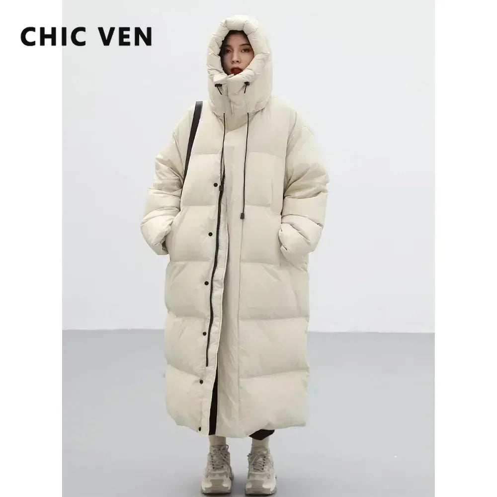 CHIC VEN Women's Hooded Down Winter Coat