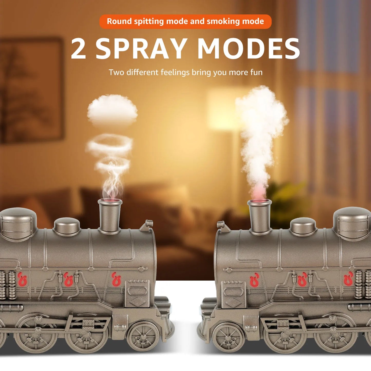 Train Diffuser Quiet Aroma Humidifier Auto Off Home