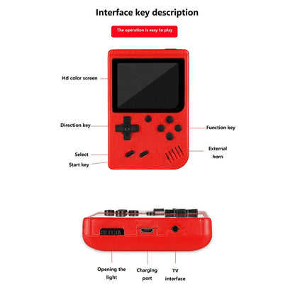 Classic Handheld Game Console with 400 Games