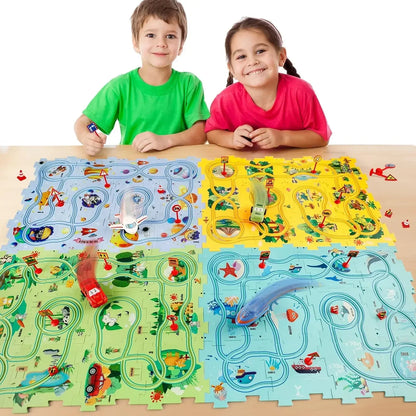 Puzzle Racer Kids Car Set