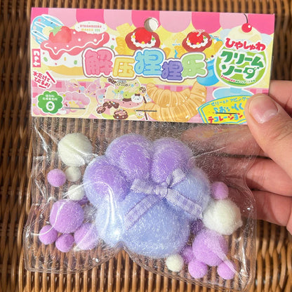 Cat Paw Mochi Squishy Fidget Toy - Stress Relief