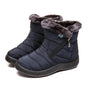 Snow Women Boots Waterproof Zipper Fur Winter