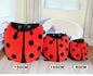 Wearable insect plush ladybug toy, soft and cozy, perfect for cosplay, gifts, and relaxation. Available in 60cm and 100cm