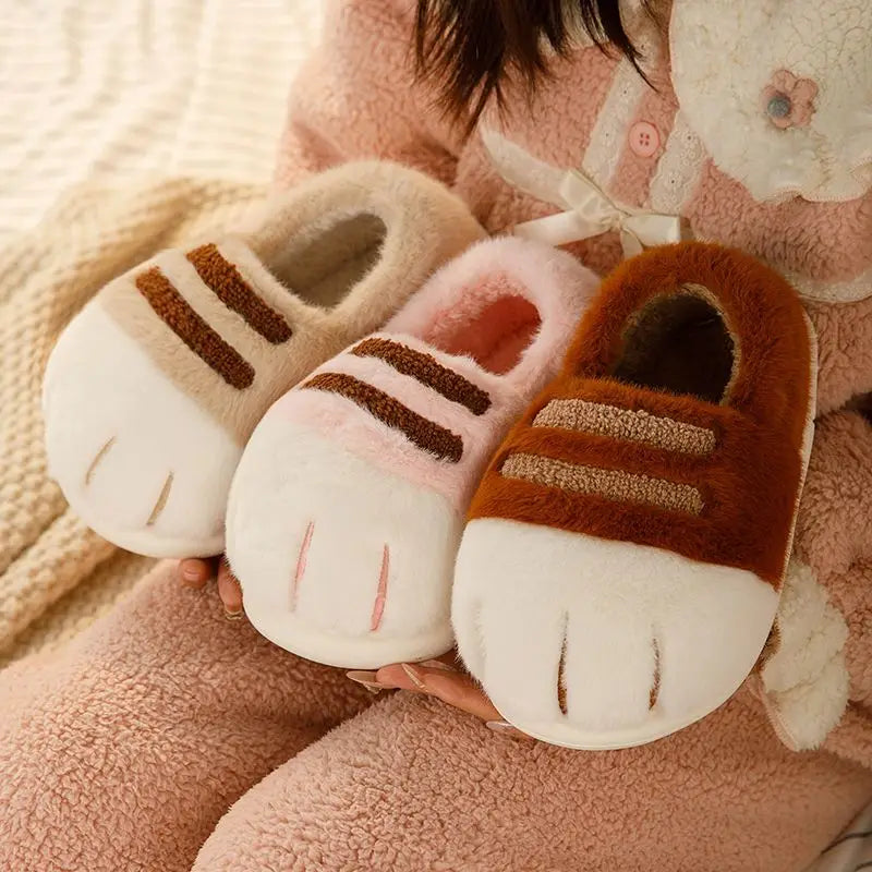 Softsnuggle Cat Paw Slippers for Women