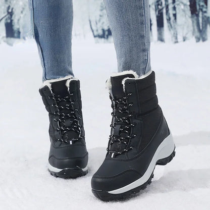 Women Winter Ankle Boots Waterproof Non-Slip