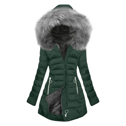 Women’s plus-size hooded quilted winter coat Soft Snuggle 