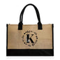 Large Capacity Jute Burlap Tote Bag