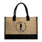 Large Capacity Jute Burlap Tote Bag