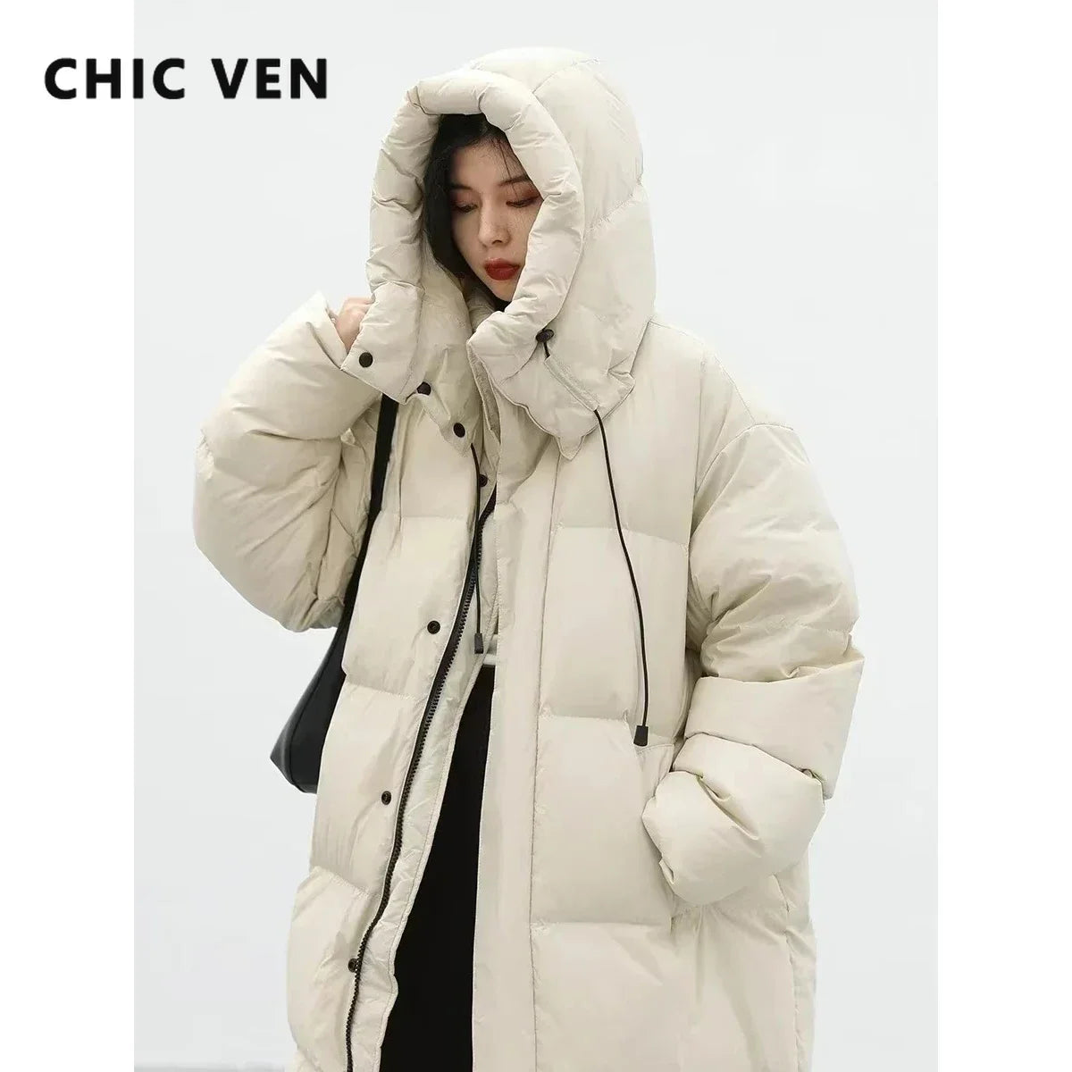 CHIC VEN Women's Hooded Down Winter Coat