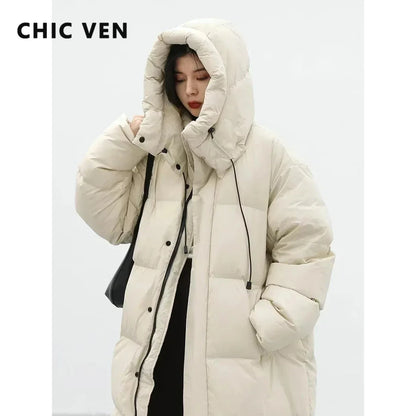 CHIC VEN Women's Hooded Down Winter Coat