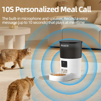 Automatic Cat Feeder with Camera & Remote Control