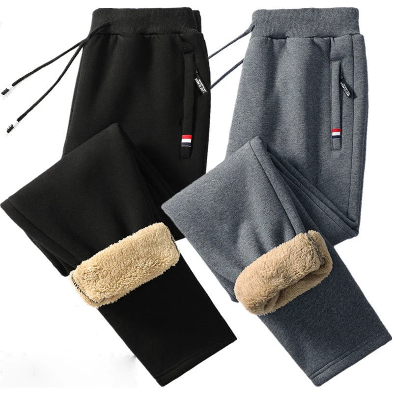 Soft Snuggle Winter Lambswool Jogging Sweatpants Men’s Warm Pants