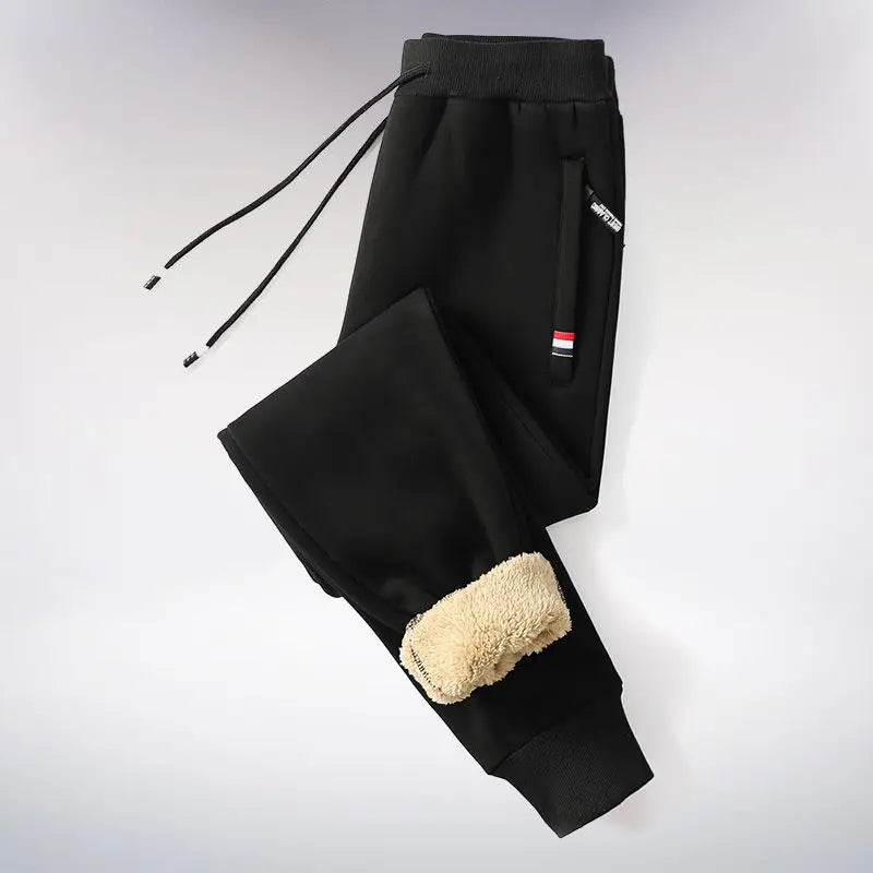 Winter Lambswool Jogging Sweatpants for Men