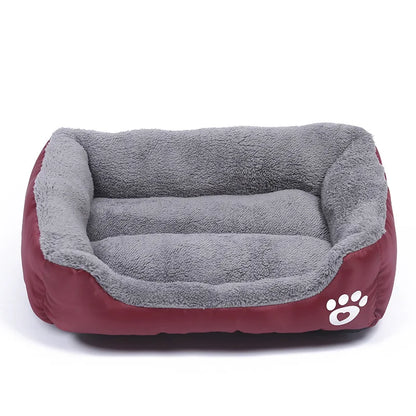 Large Plush Dog Bed with Waterproof Cushion Soft Snuggle