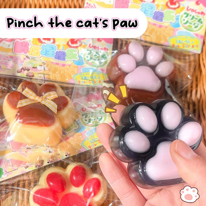 Cat Paw Mochi Squishy Fidget Toy - Stress Relief