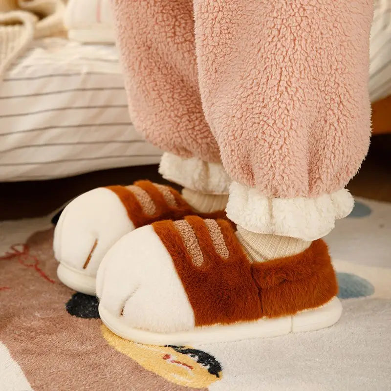 Softsnuggle Cat Paw Slippers for Women