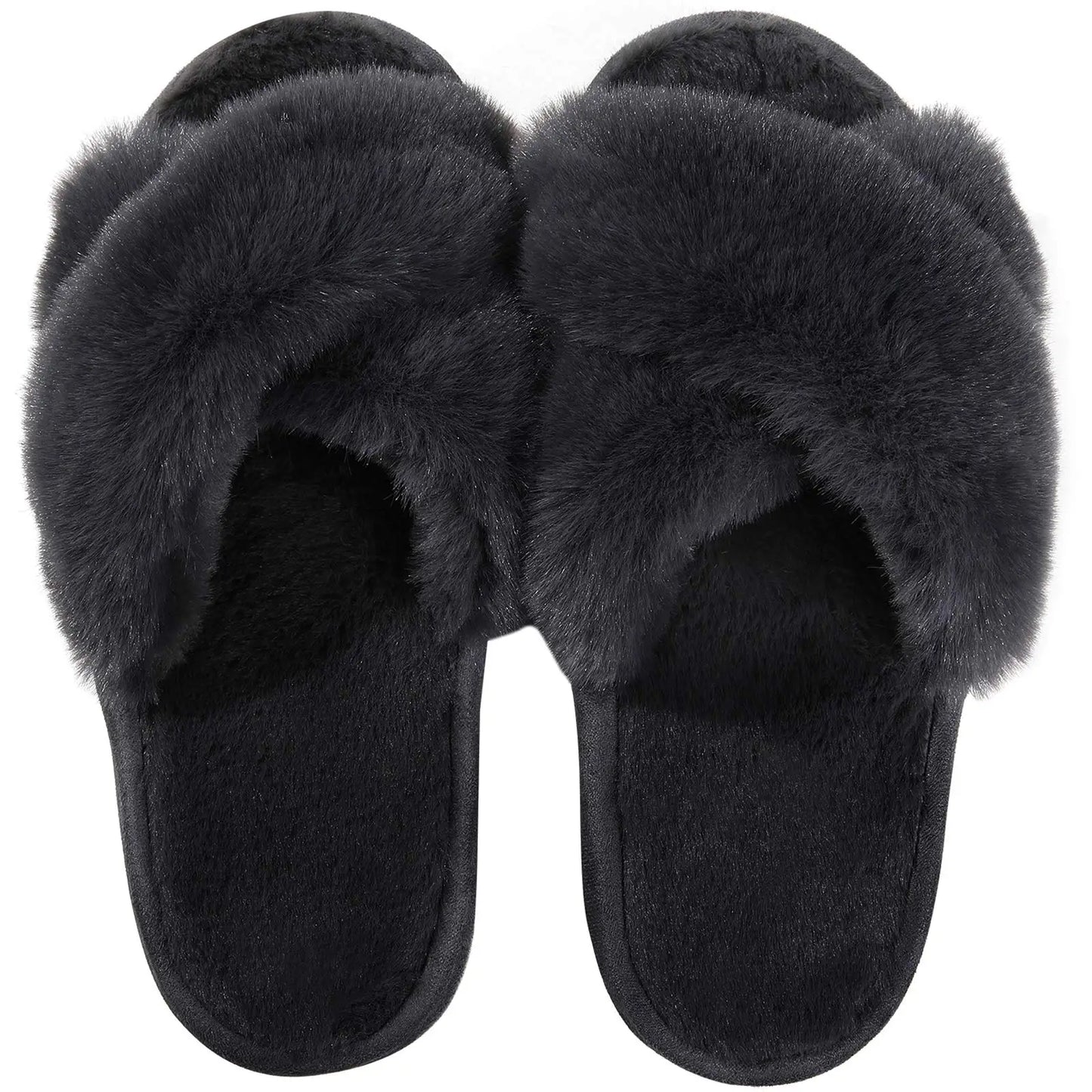 Soft Snuggle Goosecret Women's Fuzzy Slippers