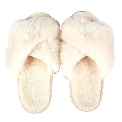 Soft Snuggle Goosecret Women's Fuzzy Slippers