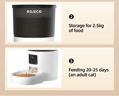 Automatic Cat Feeder with Camera & Remote Control