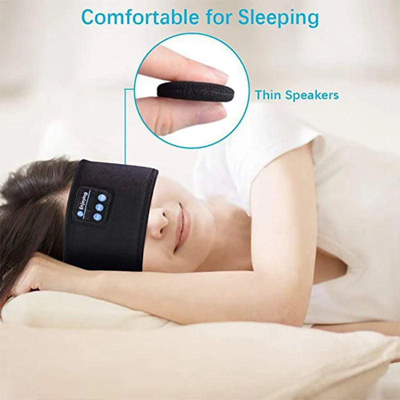 Fone Bluetooth Sports Earphones Sleeping Headband Headset