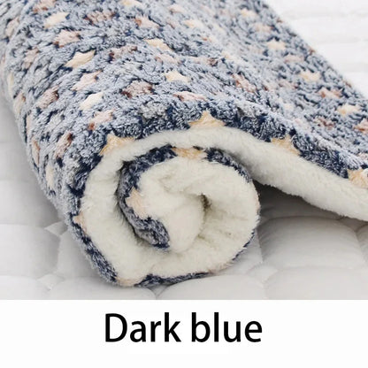 🐶✅Flannel Pet Sleeping Mat for Dogs and Cats🥰👍