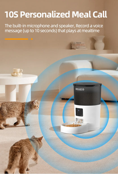 Automatic Cat Feeder with Camera & Remote Control