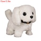 Soft snuggle plush smart dog toy for kids, walking and talking robot pet for toddlers