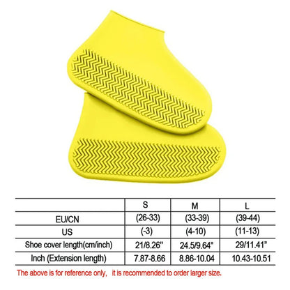 Waterproof Silicone Rain Shoe Covers Reusable