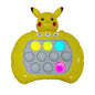 Pikachu Pop It Fidget Game, quick push bubble toy for stress relief and fun.