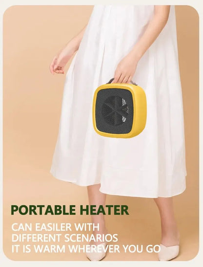 Mini Electric Space Heater 500W with PTC Safety