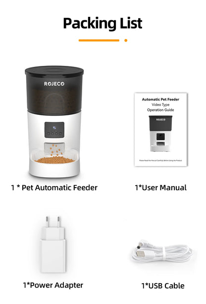 Automatic Cat Feeder with Camera & Remote Control