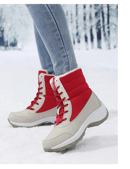 Women Winter Ankle Boots Waterproof Non-Slip