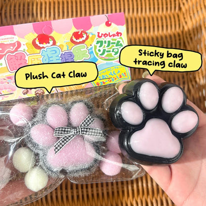 Cat Paw Mochi Squishy Fidget Toy - Stress Relief