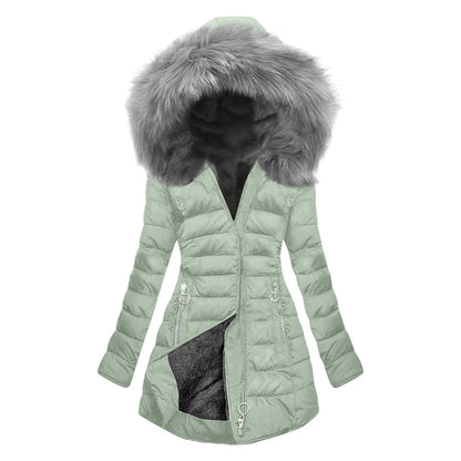 Women’s plus-size hooded quilted winter coat Soft Snuggle 