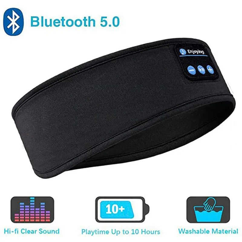 Fone Bluetooth Sports Earphones Sleeping Headband Headset