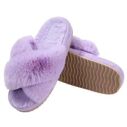 Soft Snuggle Goosecret Women's Fuzzy Slippers