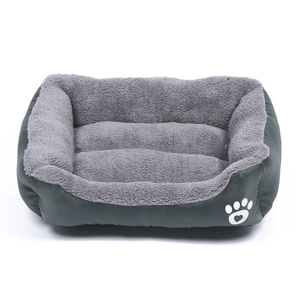 Large Plush Dog Bed with Waterproof Cushion Soft Snuggle