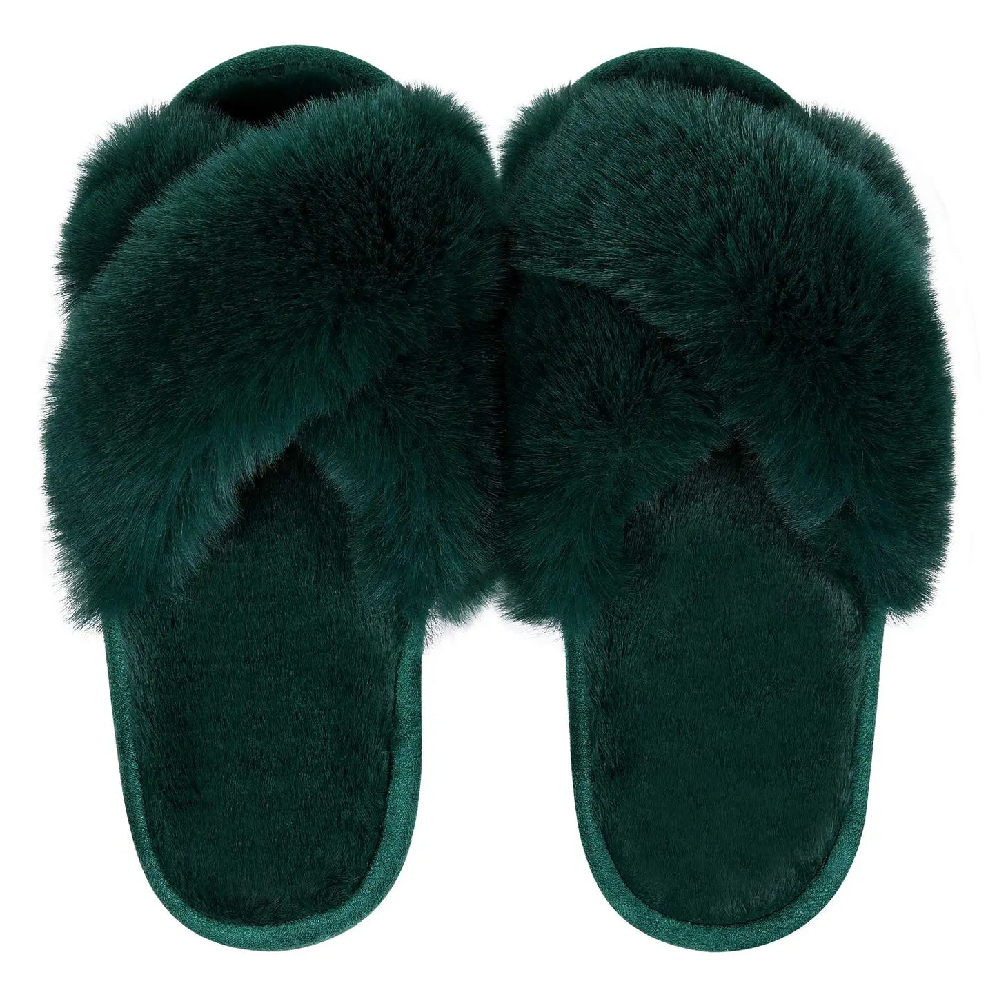 Soft Snuggle Goosecret Women's Fuzzy Slippers