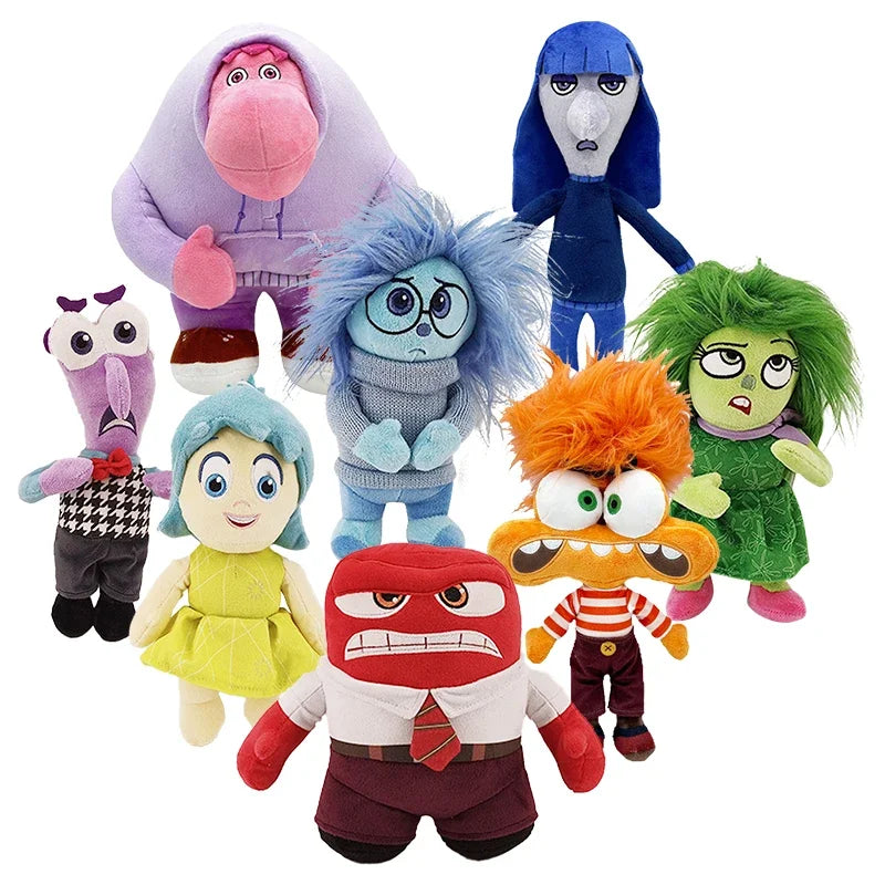 Inside Out 2 Plush Dolls – Adorable Cartoon Plushies