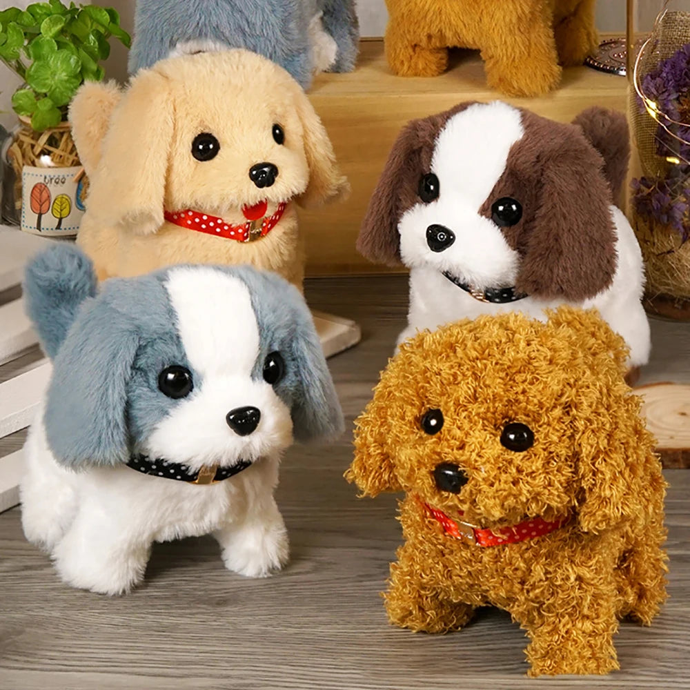 9 Styles Realistic Plush Smart Dog Toy for Kids