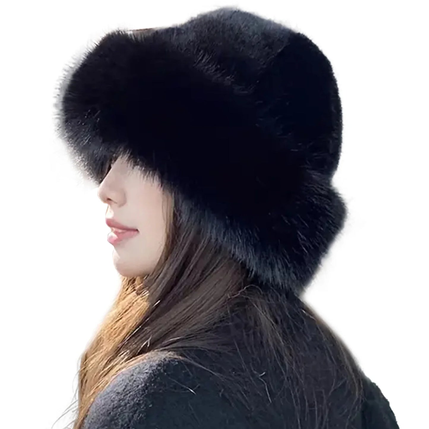 Plush Warm Fur Hat for Women