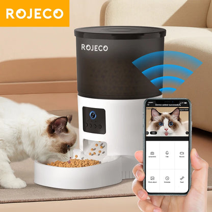 Automatic Cat Feeder with Camera & Remote Control