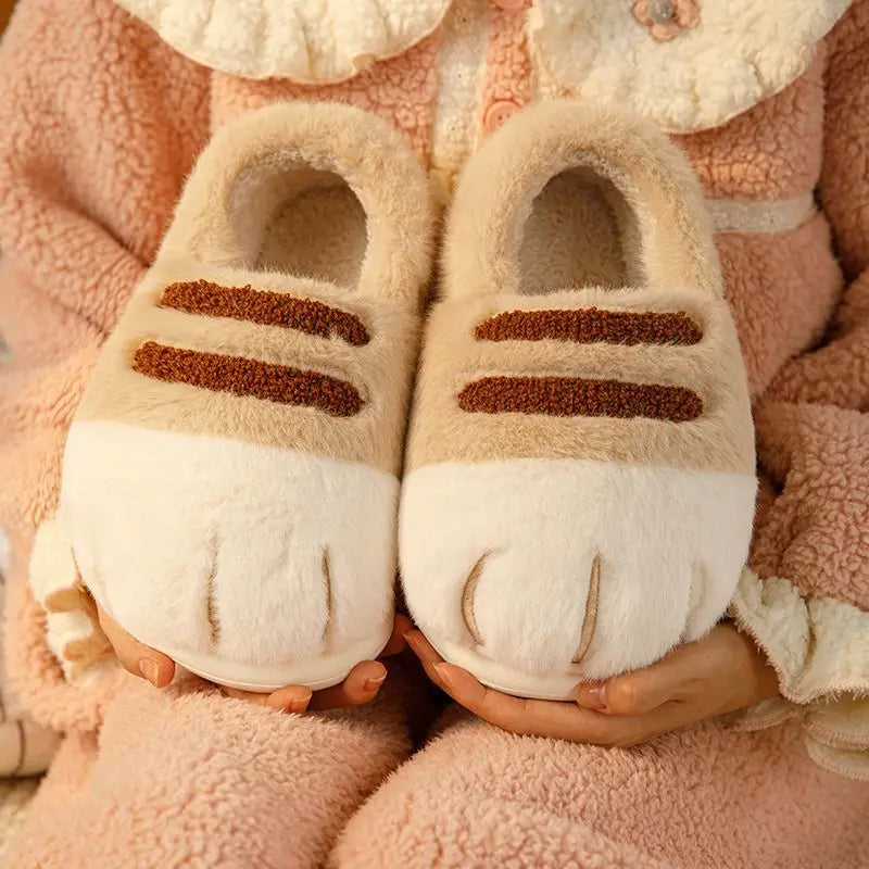 Softsnuggle Cat Paw Slippers for Women